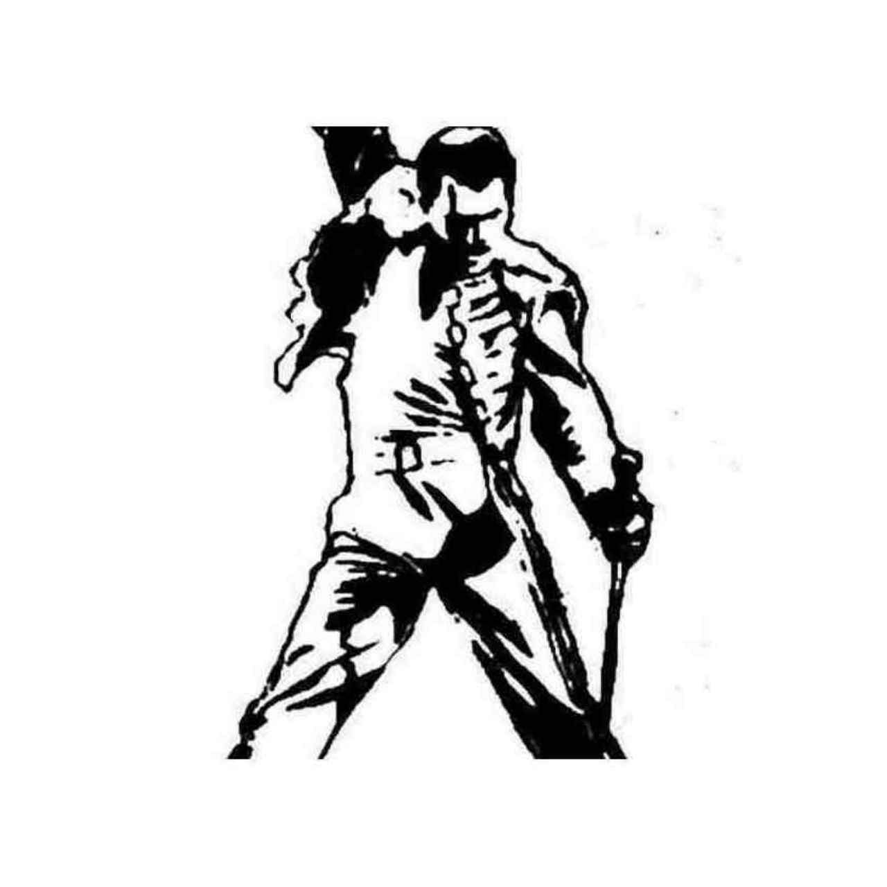 1280x1280 Freddie Mercury Queen Decal Sticker