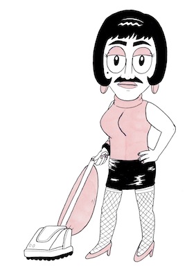 283x400 John Roderick Paine Freddie Mercury Print