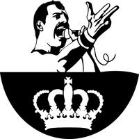 200x200 Freddie Mercury Queen Laser Cut Vinyl Record Artist