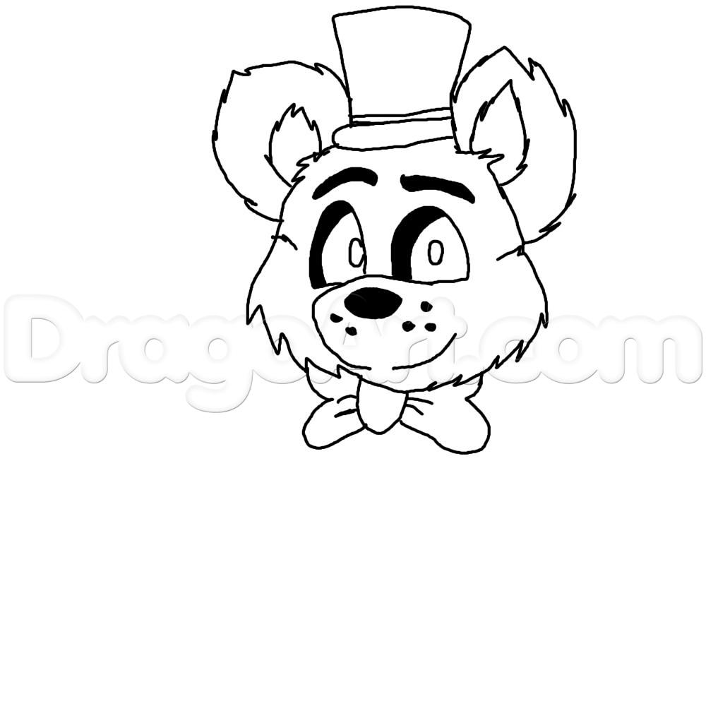 Freddy Fazbear Drawing | Free download on ClipArtMag