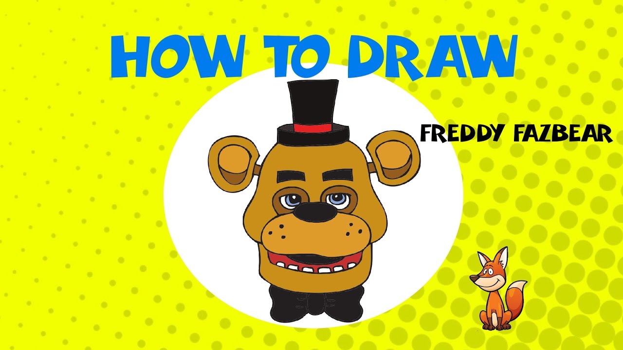 1280x720 How To Draw Freddy Fazbear