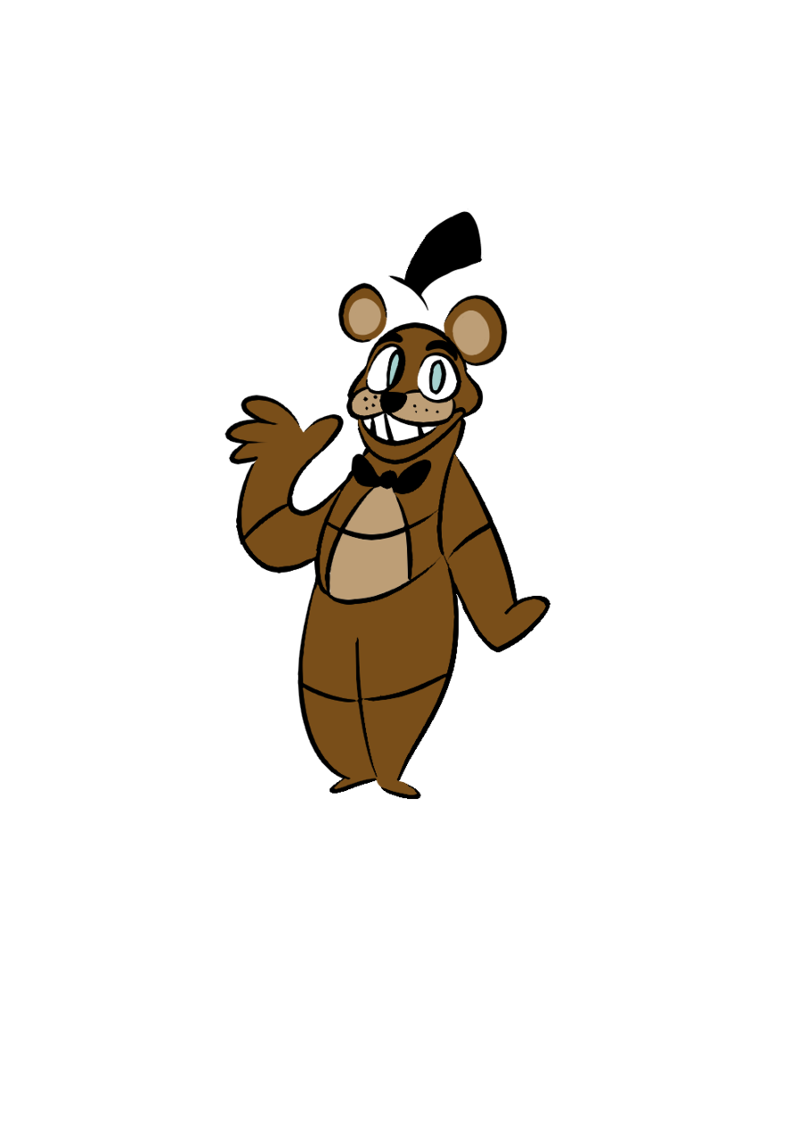 905x1280 Old Freddy Fazbear Drawing