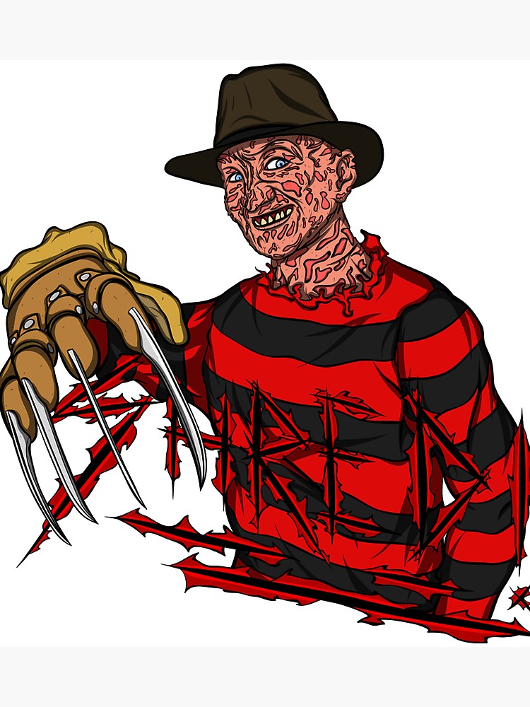Draw Freddy Krueger. 