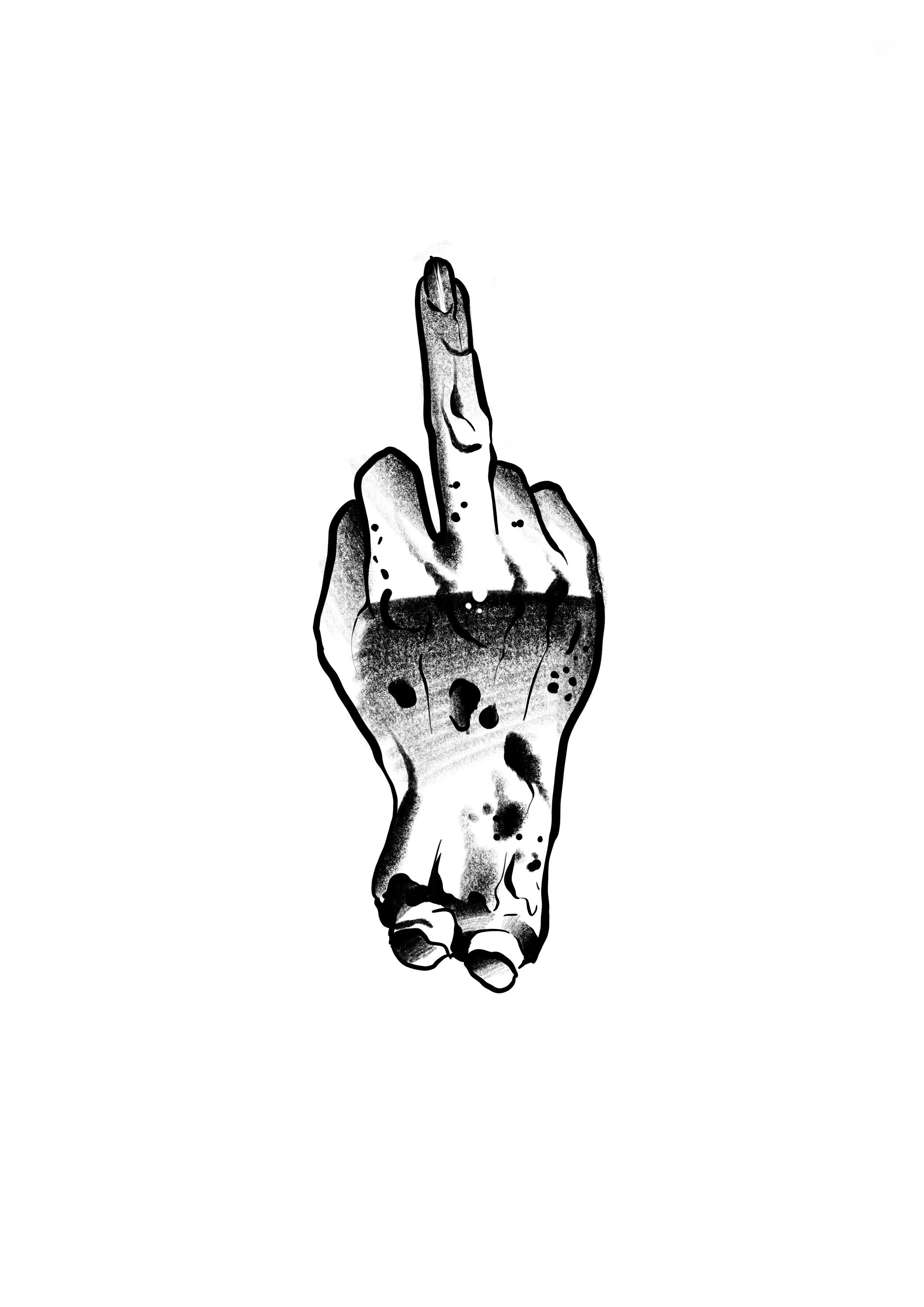 2480x3508 Evil Dead Hand Drawing Tattoo Horror Special For Halloween Tattoos