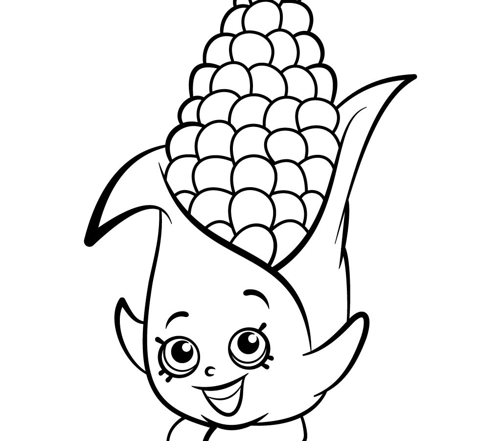 1024x900 Corn Drawing Free Download