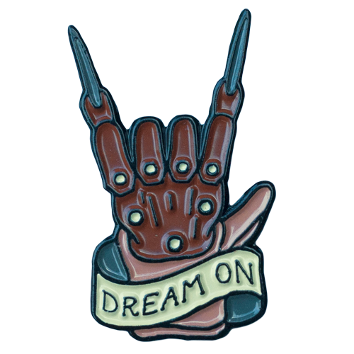 500x500 Dream On Enamel Pin