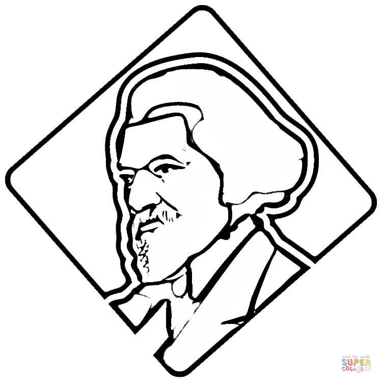 750x752 Frederick Douglass Coloring