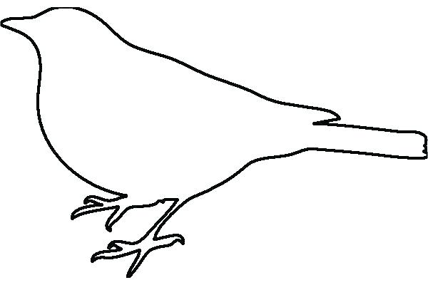 600x400 Bird Drawing Outline Bird Outlines Bird Outline Free Download Best