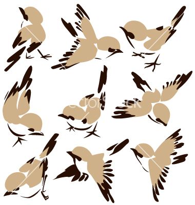 380x400 Free Bird Drawing Bird Drawing Vector Graphics Illustration