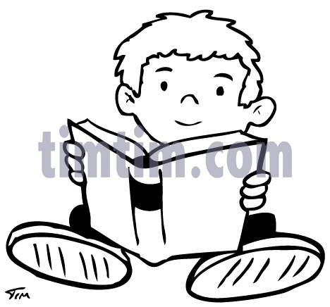 468x436 Free Drawing Of Books Boy From The Category Books News
