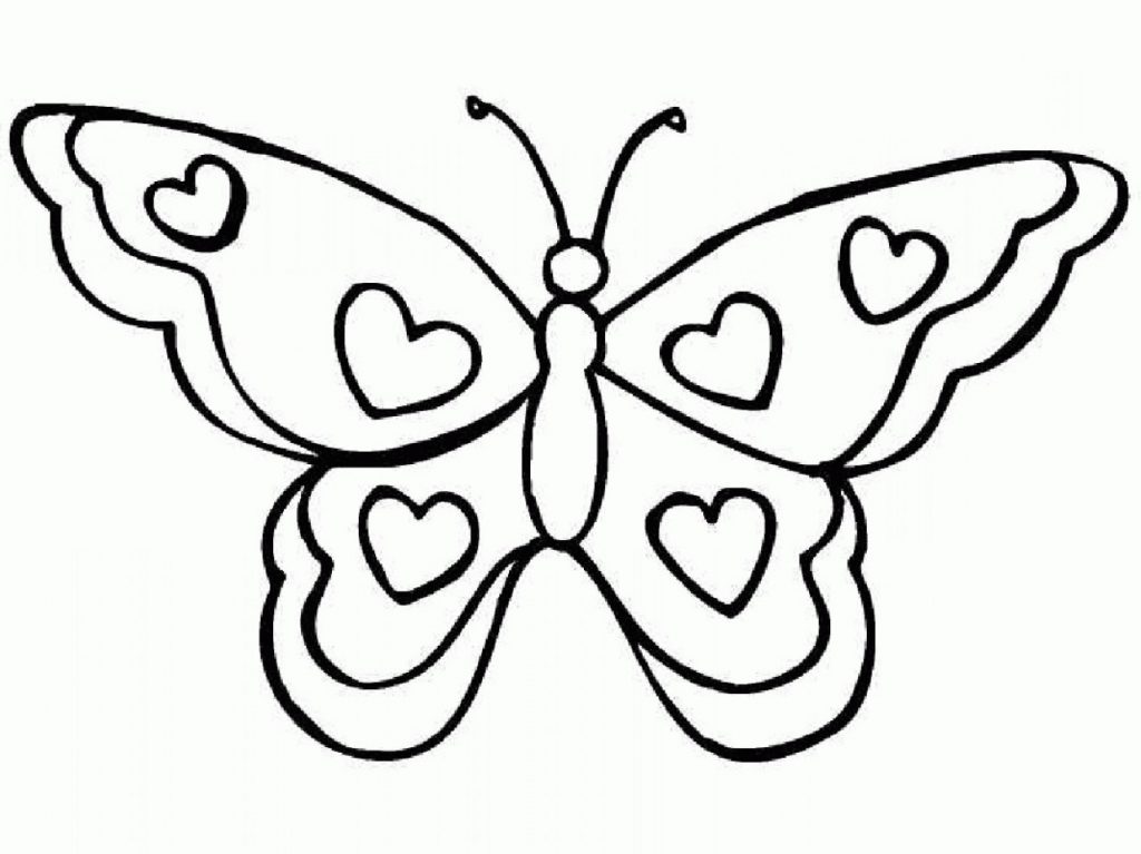 1024x767 New Easy Butterflies To Draw Butterfly Drawing At Getdrawings Com