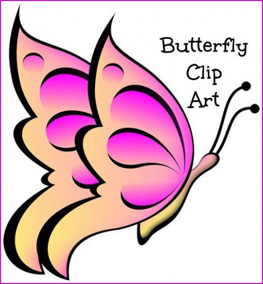 520x563 Butterfly Clip Art Indian And Exotic Jewelry Drawings, Art