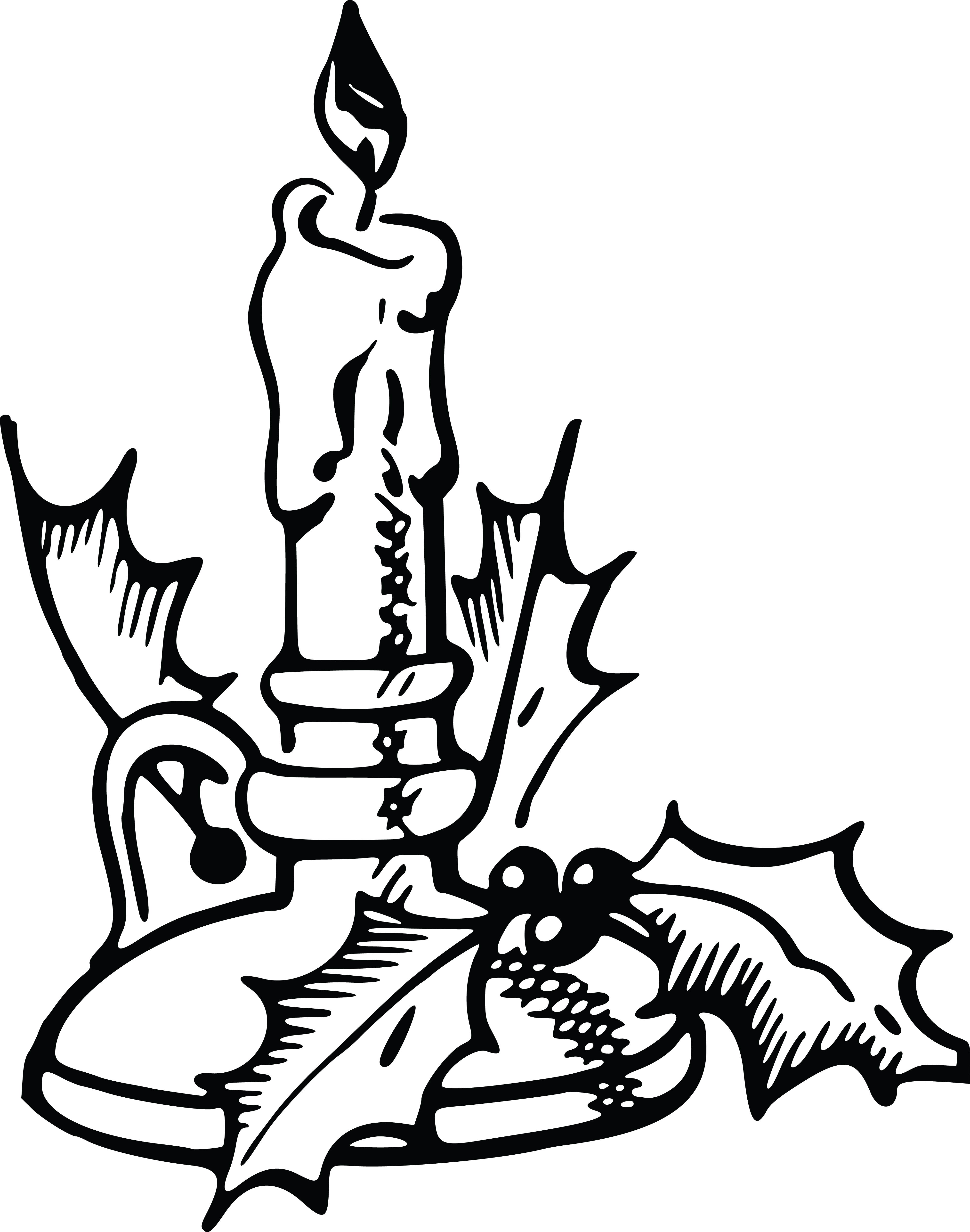4000x5079 Collection Of Free Candle Drawing Old Fashioned Download On Ui Ex