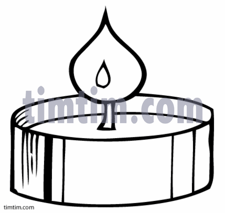 450x427 Free Drawing Of Candle Bw From The Category Building Home Tools
