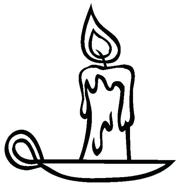 600x612 Candle Coloring