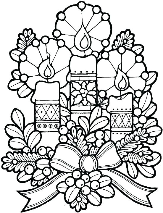 551x720 Candle Coloring