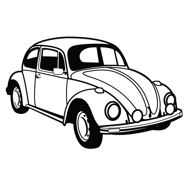 600x600 volkswagen clipart car drawing