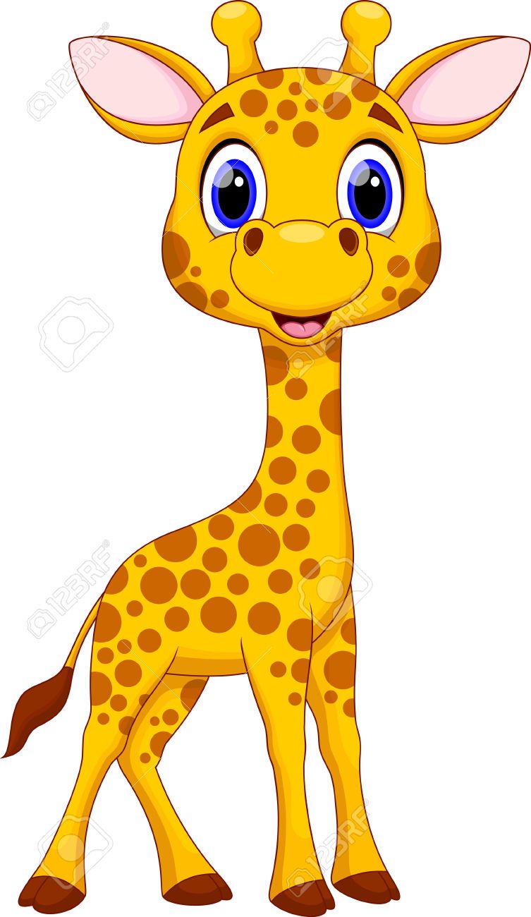 753x1300 Cartoon Giraffe Cliparts, Stock Vector And Royalty Free Cartoon