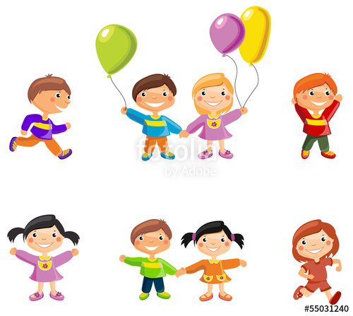 500x447 Cartoon Drawings Of Children Stock Image And Royalty Free Vector