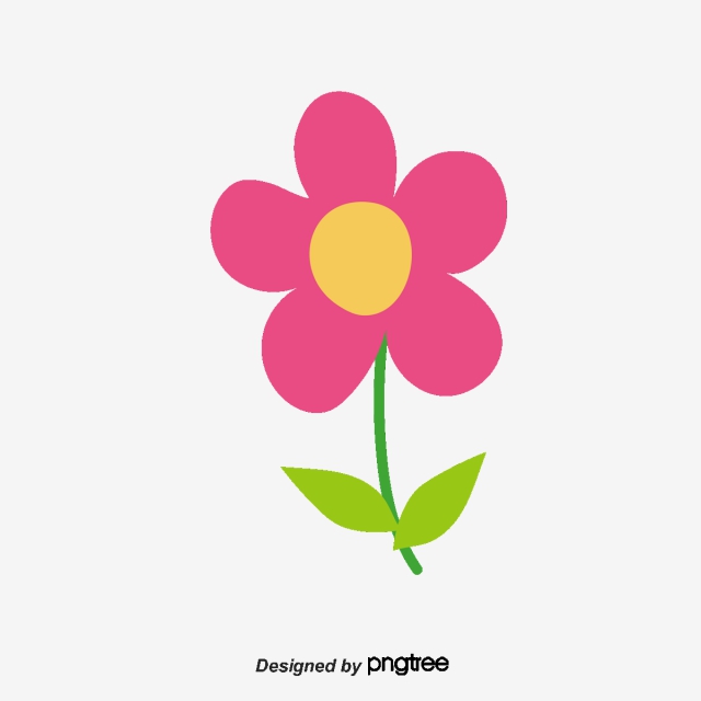640x640 Children's Drawings Vector, Red, Flowers, Leaf Png And Vector