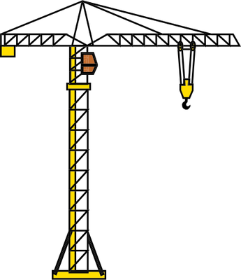 345x400 Collection Of Free Crane Drawing Easy Download On Ui Ex