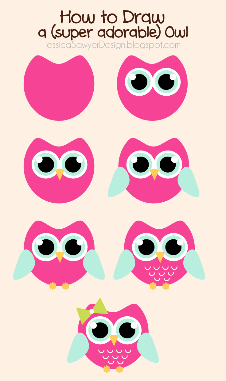 736x1243 easy owl drawing how to draw an free clipart jessica sawyer design