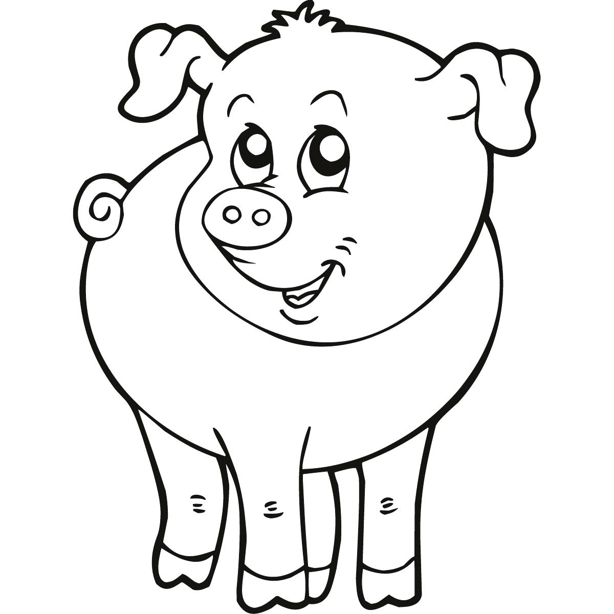 1200x1200 Farm Animal Drawings Children Drawing Clip Art Easy Farm Animal