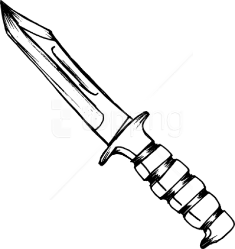 480x510 Knife Drawing Png