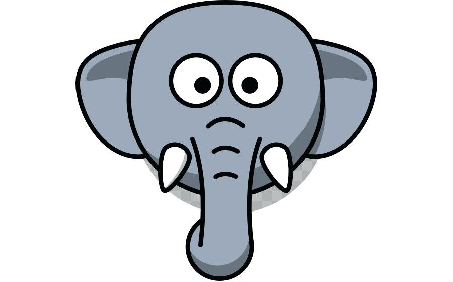 900x560 Elephant Head Drawing