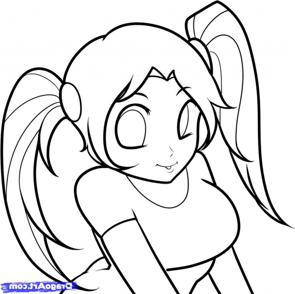 1024x1021 Anime Clipart Easy Draw Frames Illustrations Hd Images