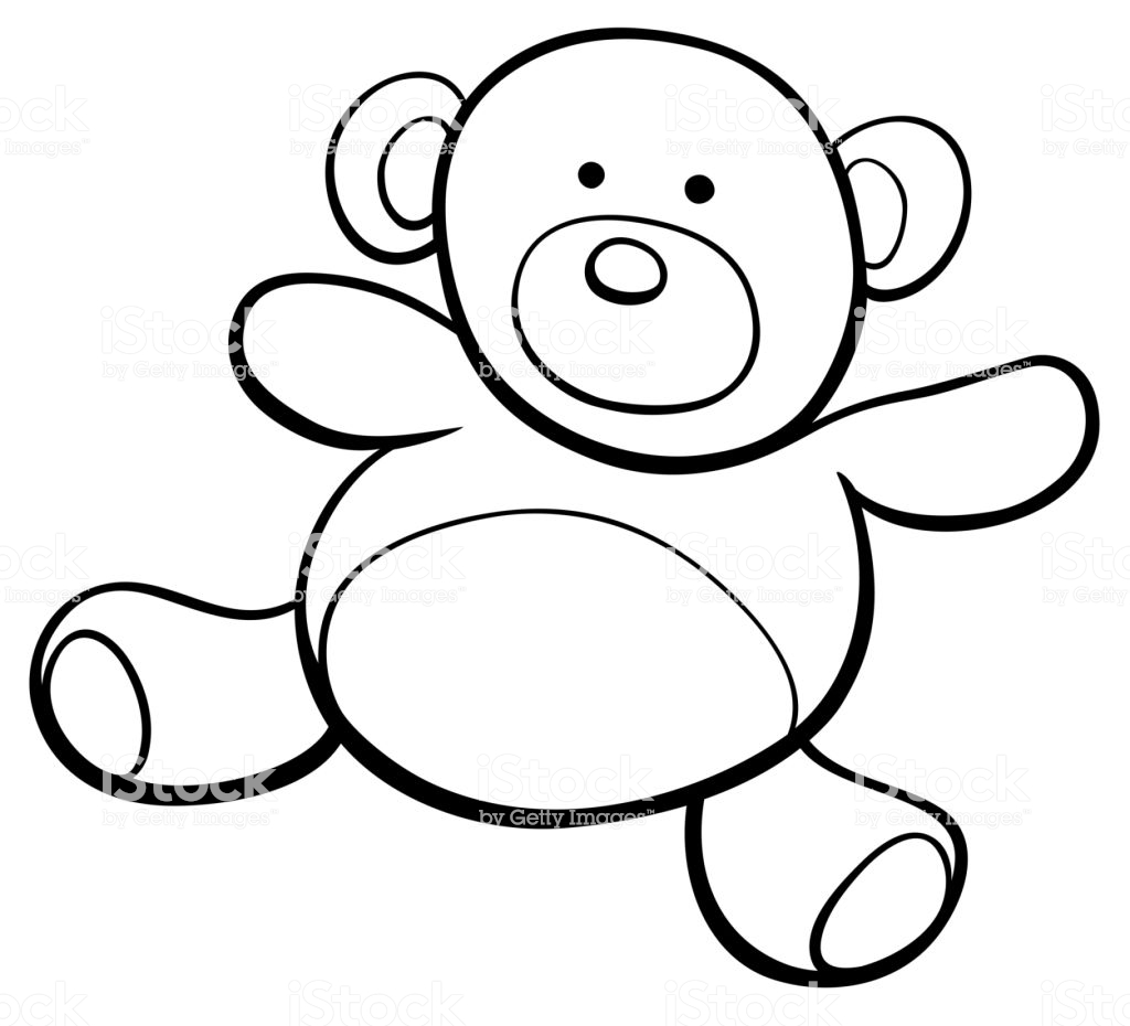 1024x930 Coloring Pages Coloring Bookeddy Bear Cartoon Clip Art Stock