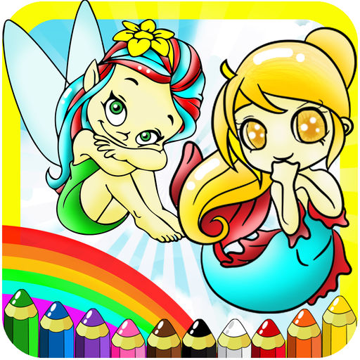 512x512 Fairy Coloring Book And Painting For Toddlers Hd Free Lite
