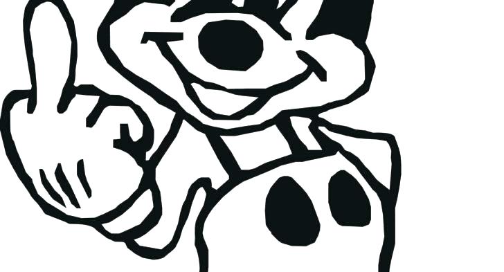 728x393 Drawings Of Minnie And Mickey Mouse