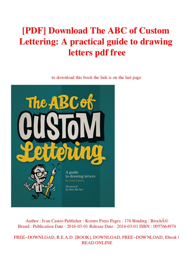 638x903 Pdf Download The Abc Of Custom Lettering A Practical Guide