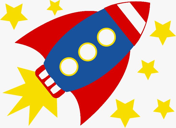 734x536 Rocketship Clipart
