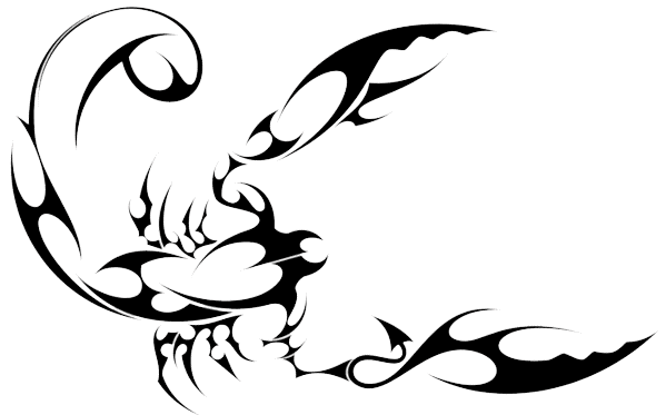 599x373 Scorpion Tattoos Clipart Drawing