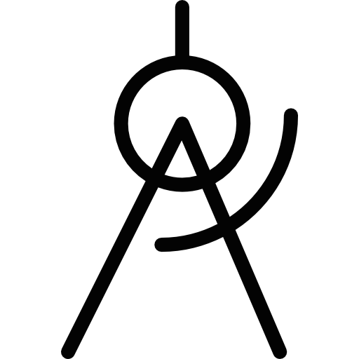 512x512 Compass Drawing Tool, Ios Interface Symbol Icons Free Download