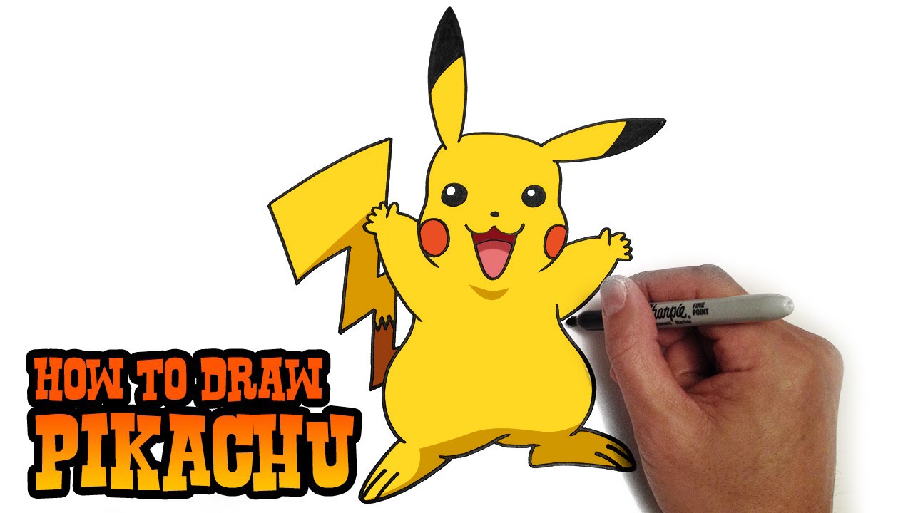 1280x720 How To Draw Pikachu Pokemon