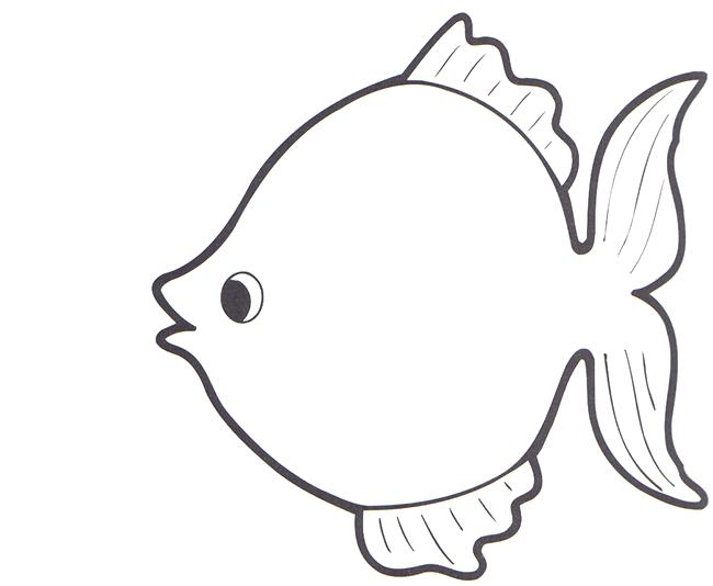 650x534 Fish Templates Free Premium Rainbow Template For Kids Worksheets