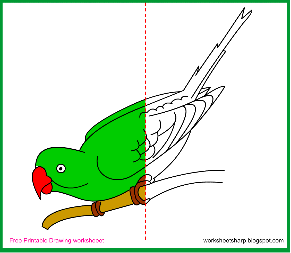 1130x984 Free Drawing Worksheets Printable Bird Drawing Worksheets