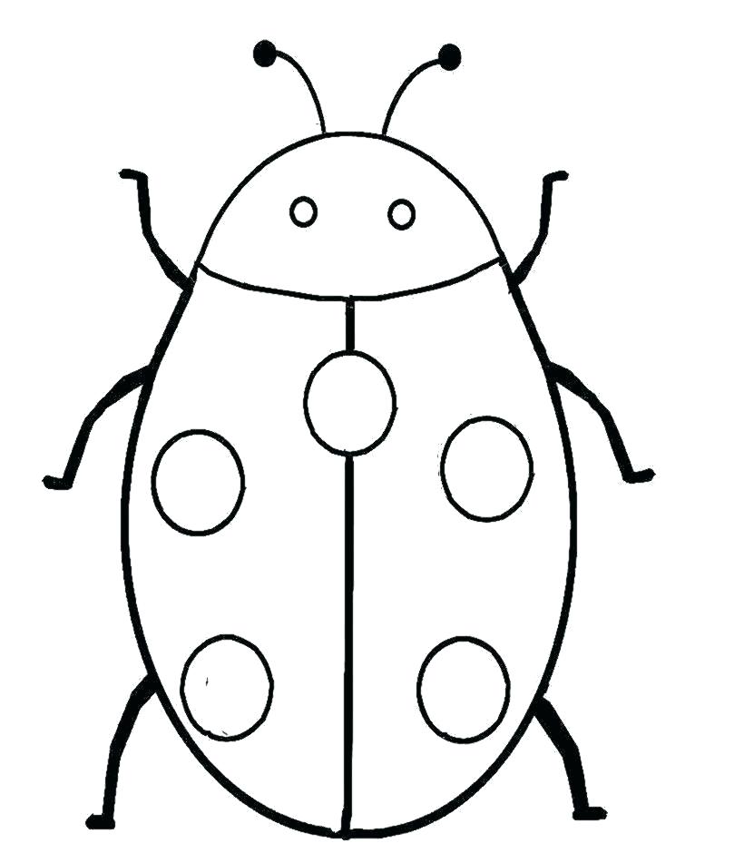 820x940 Drawings Of Lady Bugs
