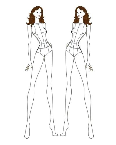 400x500 fashion figure drawing template human figure drawing template