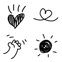 240x240 freehand drawing oiliness pen line emoji line store