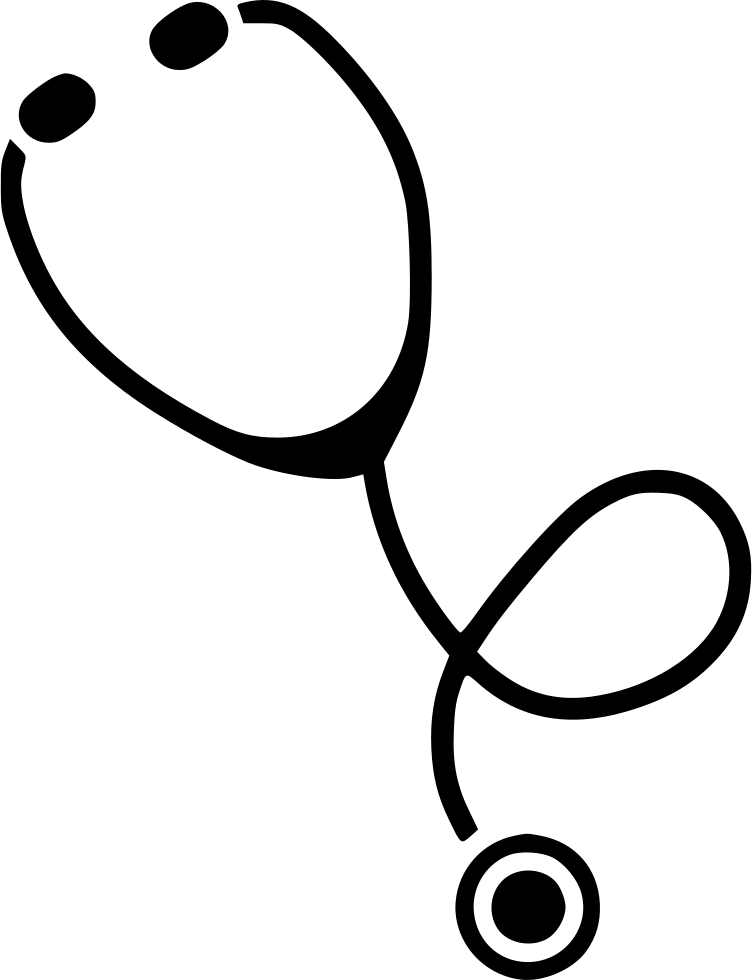 752x980 Collection Of Free Stethoscope Clipart Line Amusement Clipart