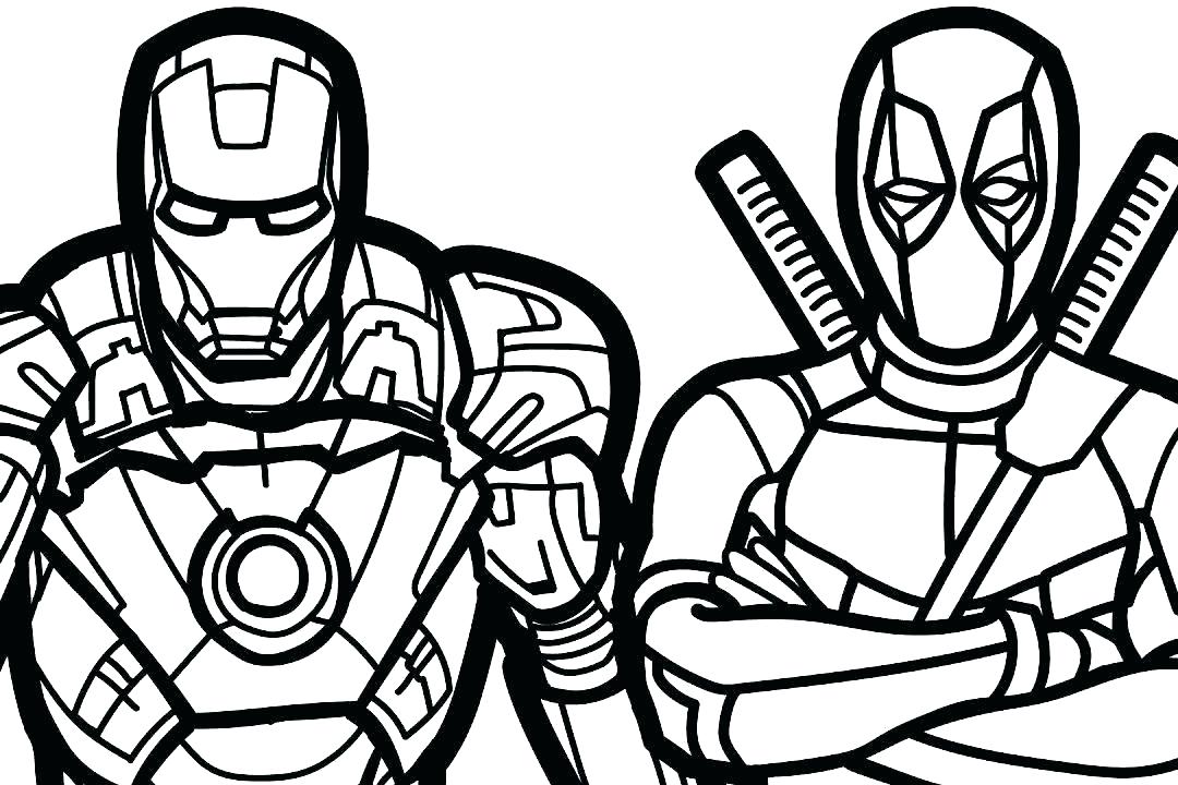 1080x720 Marvel Coloring Pages