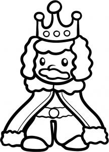 216x302 King Sketch For Kids