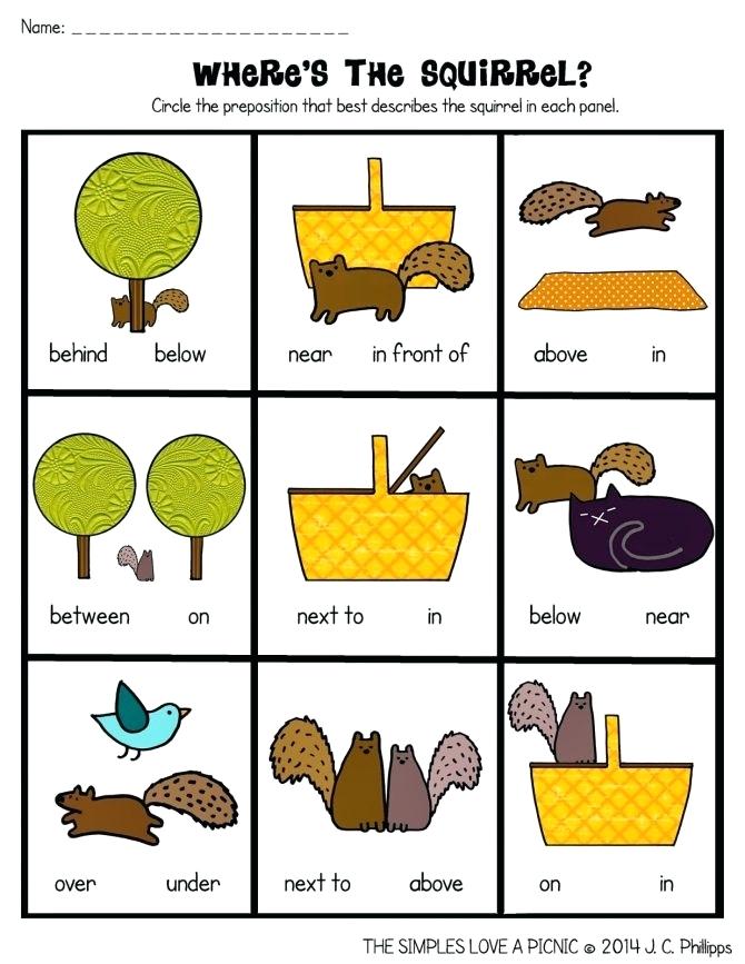 670x867 Prepositions Of Place Worksheets For Kids Printable Drawing