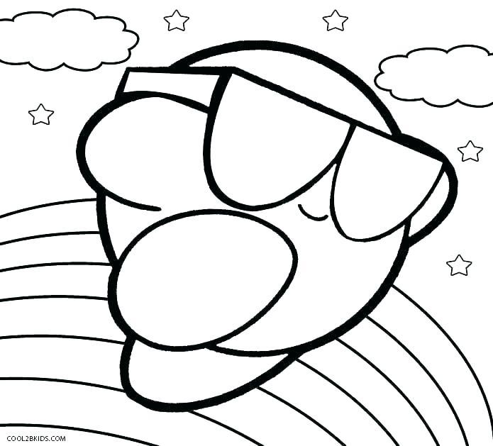695x629 Buckets Ring Pages To Print Free Printable Cute Kirby Drawings