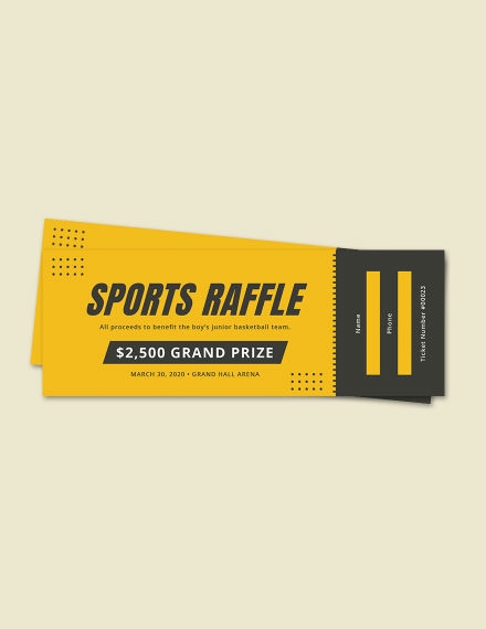 440x570 How To Make A Raffle Ticket