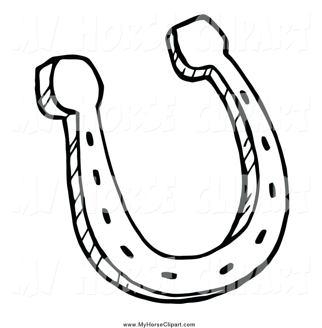 1024x1044 Horseshoe Drawing Template For Free Download